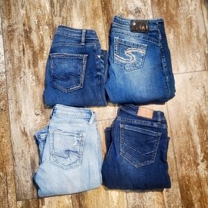 Womens Silver and BKE jeans